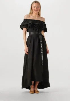 zwarte copenhagen muse maxi jurk molly dress