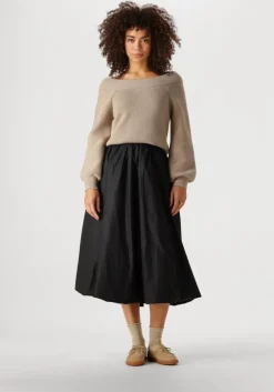 zwarte copenhagen muse midirok shirley skirt