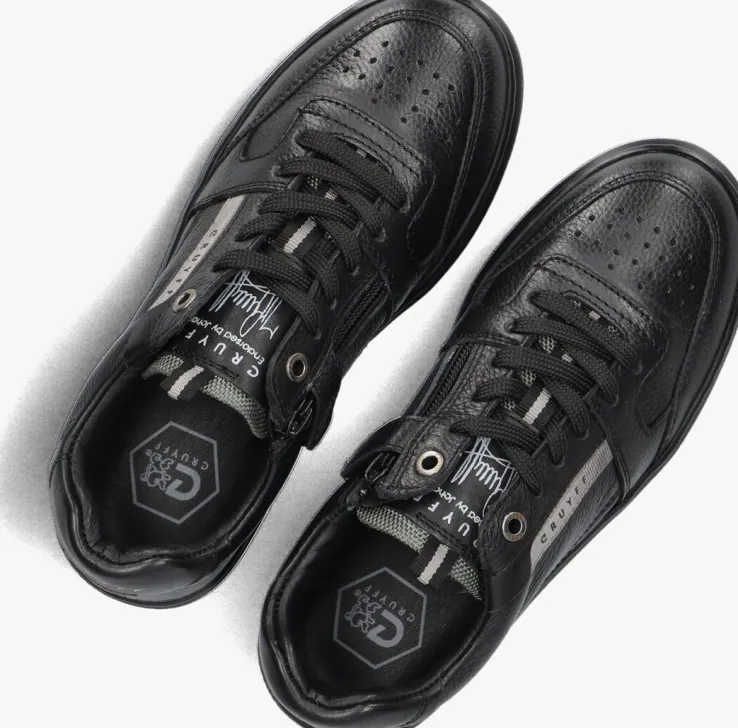 zwarte cruyff junior lage sneakers endorsed