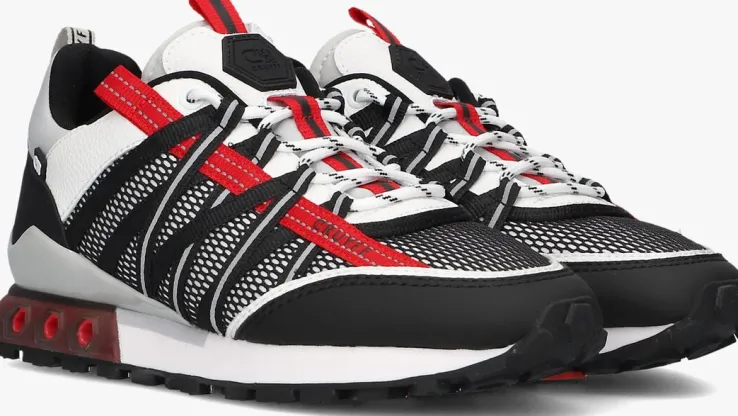 zwarte cruyff junior lage sneakers fearia