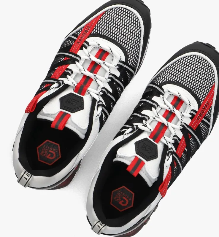 zwarte cruyff junior lage sneakers fearia