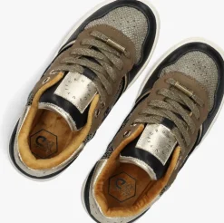 zwarte cruyff junior lage sneakers campo low