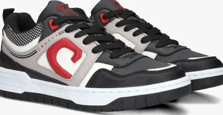 zwarte cruyff junior lage sneakers raval