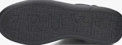 zwarte cruyff lage sneakers tennis court