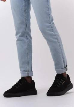 zwarte cycleur de luxe lage sneakers limit