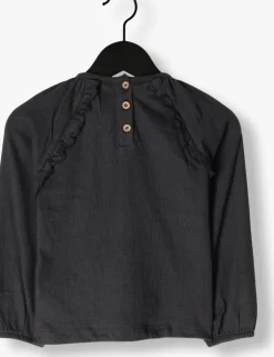 zwarte daily7 longsleeves t-shirt longsleeve structure