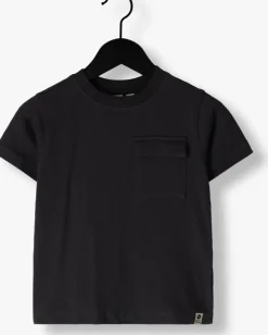 zwarte daily7 polo t-shirt pocket