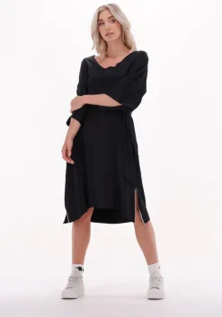 zwarte 10days mini jurk kimono tunic