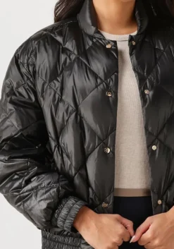 zwarte deblon sports gewatteerde jas scarlet