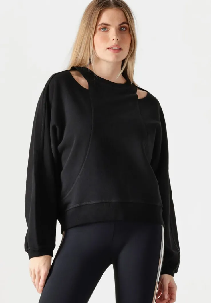 zwarte deblon sports sweater amelie