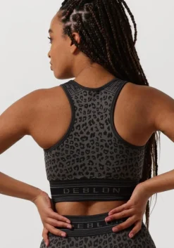 zwarte deblon sports top joy seamless top