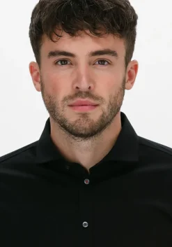 zwarte desoto klassiek overhemd kent 1/1