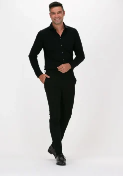 zwarte desoto klassiek overhemd kent 1/1