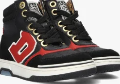 zwarte develab hoge sneaker 44305