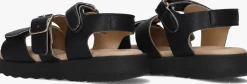 zwarte develab platte sandalen 44718