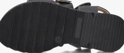 zwarte develab platte sandalen 44718