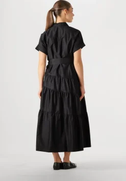 zwarte devotion maxi jurk ear