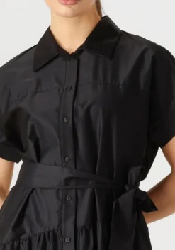 zwarte devotion maxi jurk ear