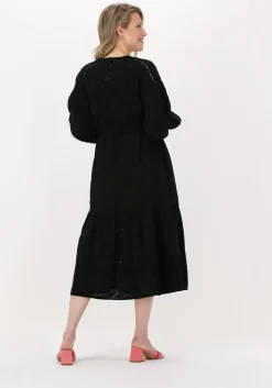 zwarte devotion midi jurk samothraki