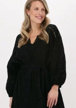 zwarte devotion midi jurk samothraki