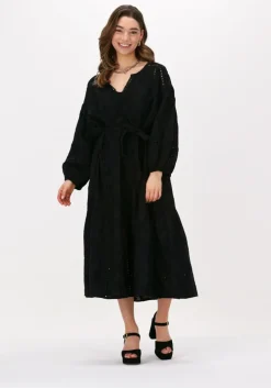 zwarte devotion midi jurk samothraki