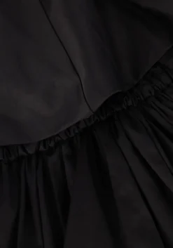 zwarte devotion midi jurk deos