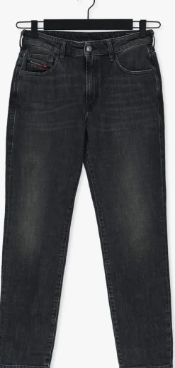 zwarte diesel slim fit jeans d-joy