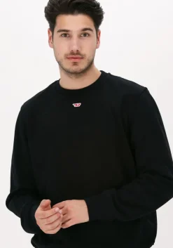zwarte diesel sweater s-ginn-d