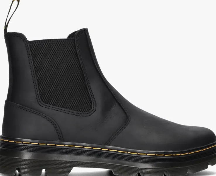 zwarte dr martens chelsea boots embury m