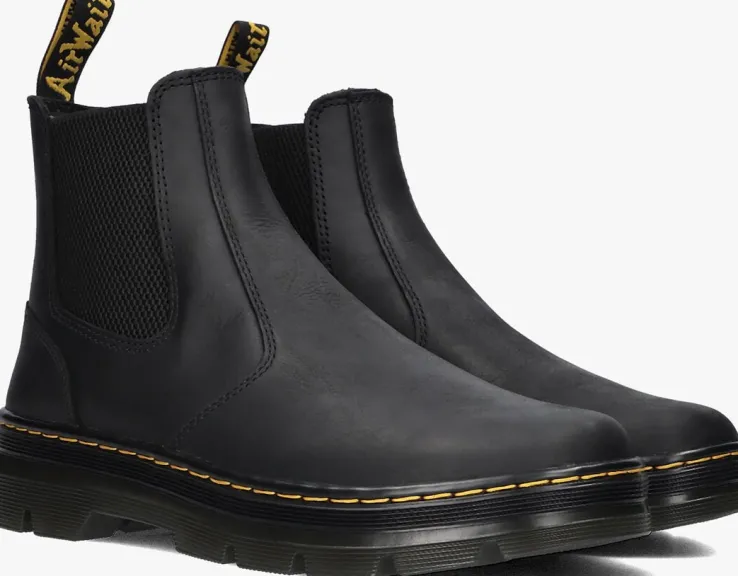 zwarte dr martens chelsea boots embury m