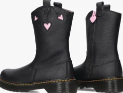 zwarte dr martens chelsea boots bex heart p-o boot j