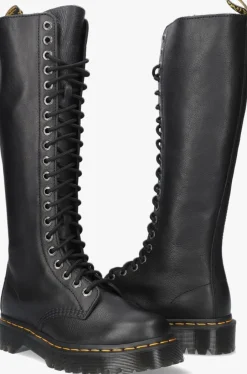 zwarte dr martens hoge laarzen 1b60 bex