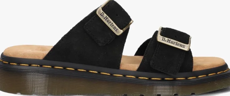 zwarte dr martens slippers josef