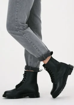 zwarte dr martens veterboots 1460 pascal mono