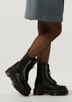 zwarte dr martens veterboots 1490 quad squared