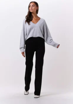 zwarte drykorn flared broek alive 136105