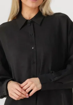 zwarte drykorn maxi jurk dravena