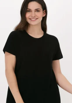 zwarte drykorn midi jurk iloni