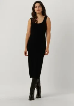 zwarte drykorn midi jurk severe