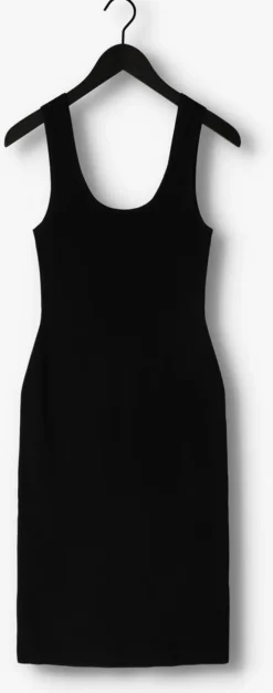 zwarte drykorn midi jurk severe