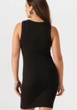 zwarte drykorn mini jurk sankia