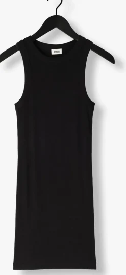 zwarte drykorn mini jurk sankia