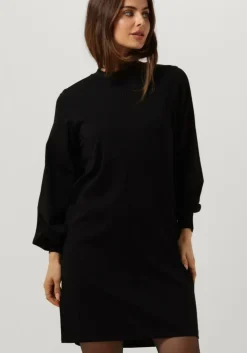 zwarte drykorn mini jurk aldora