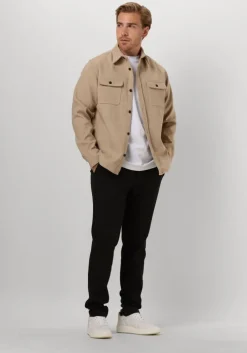 zwarte dstrezzed pantalon the lancaster tapered jogger pattern sweat