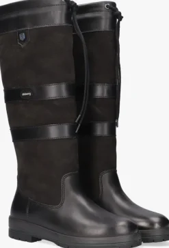 zwarte dubarry hoge laarzen galway