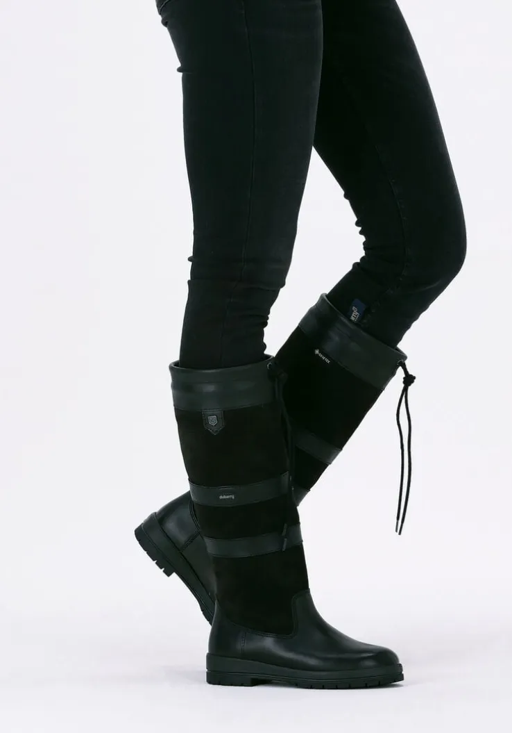 zwarte dubarry hoge laarzen galway