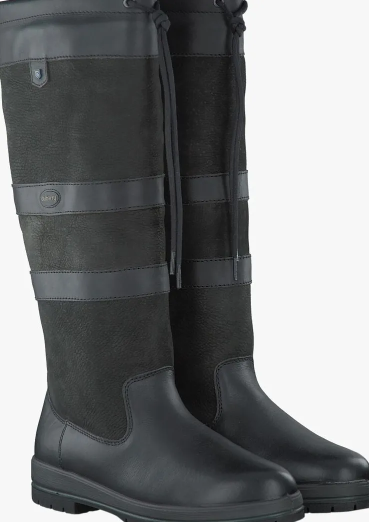 zwarte dubarry hoge laarzen galway