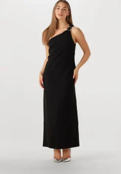 zwarte edited maxi jurk joelle dress