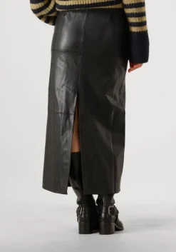 zwarte edited maxirok jella skirt