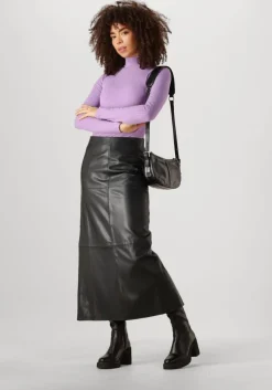 zwarte edited maxirok jella skirt